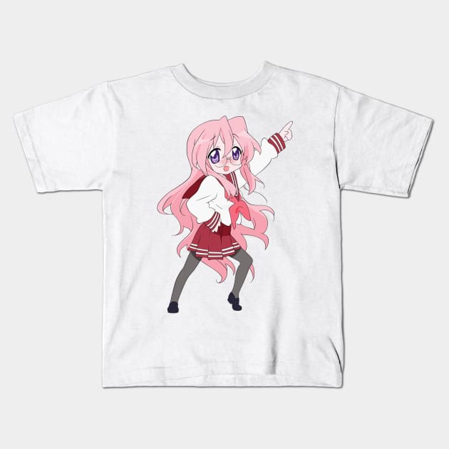 Miyuki Pose Kids T-Shirt by KokoroPopShop